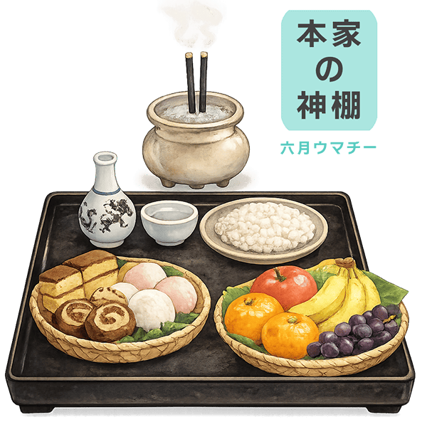 神棚へのお供え物と拝み方