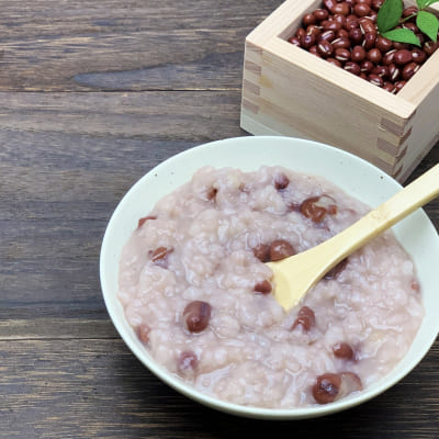 小豆粥(あずき粥)｜赤い食べ物で作るおすすめ定番料理
