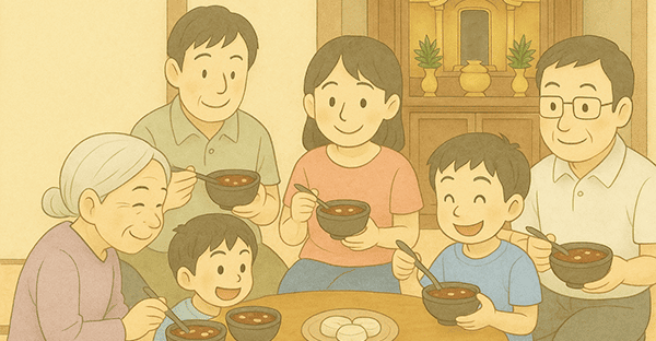 レオ君のナカビ｜たくさんの親戚を迎える本家の一日