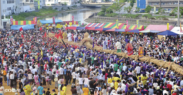 与那原大綱曳｜旧暦6月26日「アミシの御願」の行事