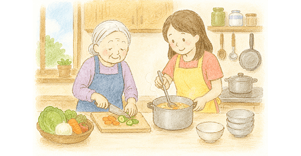 夕方|道ジュネーへ、家族それぞれの持ち場