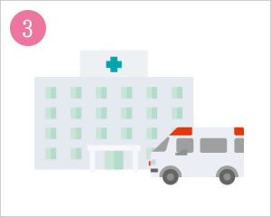 医療機関へ救急搬送